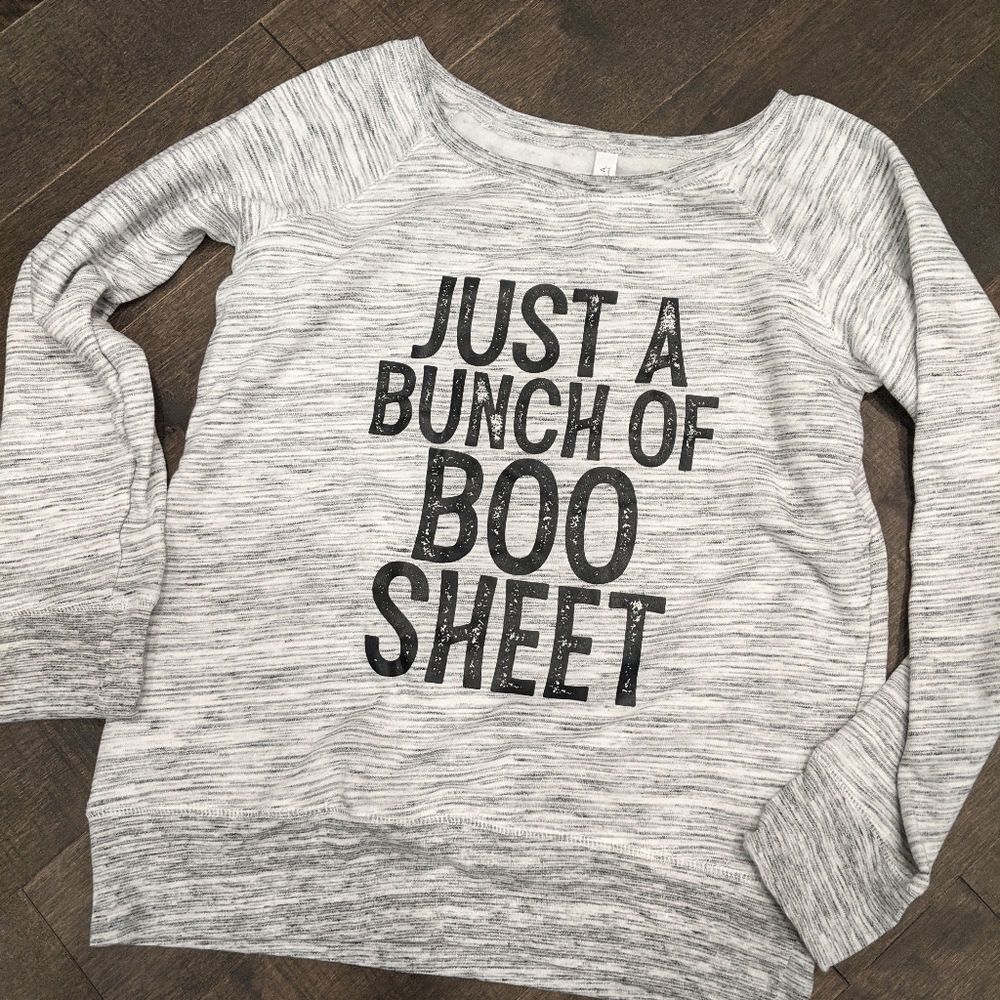 Bella wide neck pullover sweatshirt